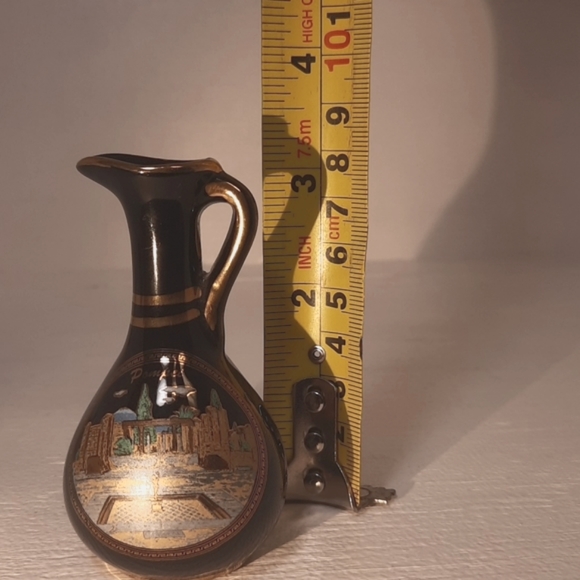 24k Gilded Pompeii Souvenir Vessel - Picture 5 of 5